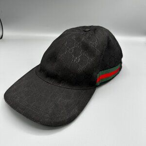 Gucci Original GG Canvas Hat 58CM MEDIUM Size